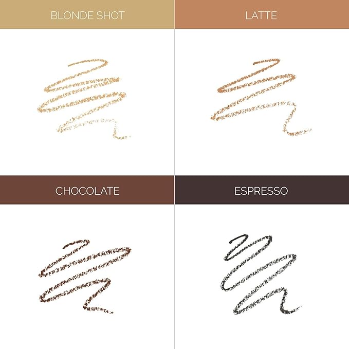 OFIR Brow Trace Precision Browliner | Waterproof, Ultra-Fine Tip Brown Eyebrow Pencil | Smudge-Proof, Cruelty Free, Matte Finish | Long-Wear Brow Tool with Spoolie | Chocolate - Dark Brown, 0.003 OZ