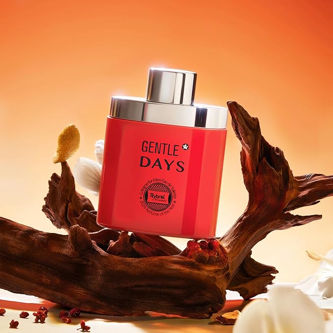 Hybrid & Company Gentle Days Red For Men Eau De Parfum Vaporisateur Natural Spray 3.0 Fl Oz