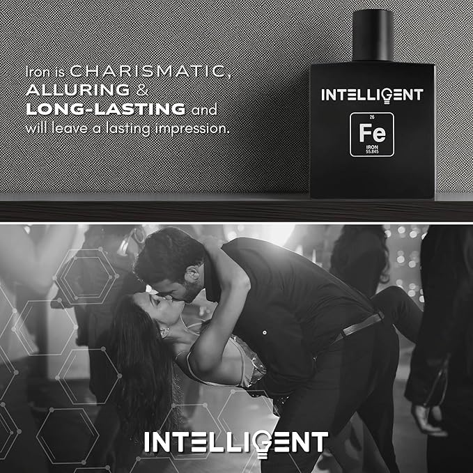 Intelligent Iron Eau de Parfum | Cologne for Men | | Magnetic, Masculine, and Timeless | 3.4 Fl Oz (100 mL)