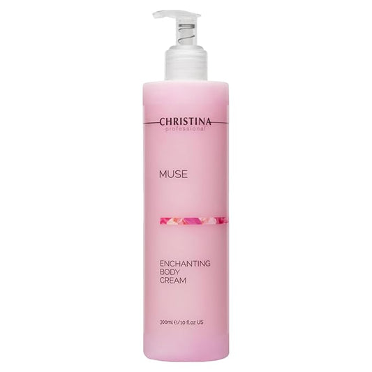 -CHRISTINA- Muse Enchanting Body Cream with Hyaluronic Acid | 24hr Care For All Skin Types | Quick Absorption, Delicate Fragrance 300ml