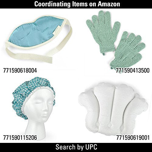 Urbana Exfoliating Gloves for Shower, Bath, and Cleansing – Assorted Colors, 1 Pair