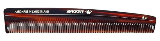 #60 Handmade Narrow Tooth Comb Tortoise Havana Acetate Fine Straight Thin Detangling Parting Grooming Teasing Hair Styling Hairdresser Barber Hairdressing Wet Dry Pocket Travel Women Men Kids