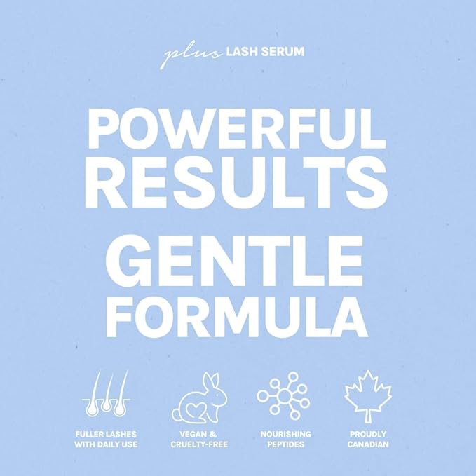 Original Revive7 Plus Revitalizing Lash Serum for Eyelash Thickness - Serum Brow Enhancer Eyebrow - Lash Enhanced Formula for Longer, Full and Thicker Natural Eyelash, Made in Canada (3 ml)