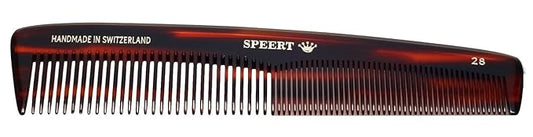 #28 Handmade Wide Narrow Tooth Comb Tortoise Havana Acetate Thick Coarse Curly Thin Fine Straight Hair Detangling Parting Grooming Teasing Hair Styling Hairdresser Barber Hairdressing Wet Dry