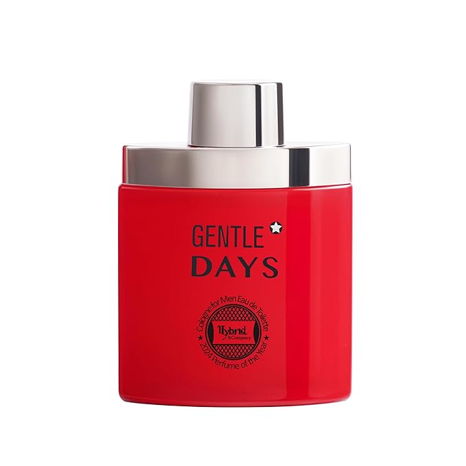 Hybrid & Company Gentle Days Red For Men Eau De Parfum Vaporisateur Natural Spray 3.0 Fl Oz