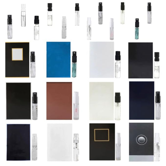 12 Piece Cologne Samples for Men - Luxury Fragrance Sampler Set - Men’s High-End Designer Perfume Vials Collection - For Work,Travel,Exercise