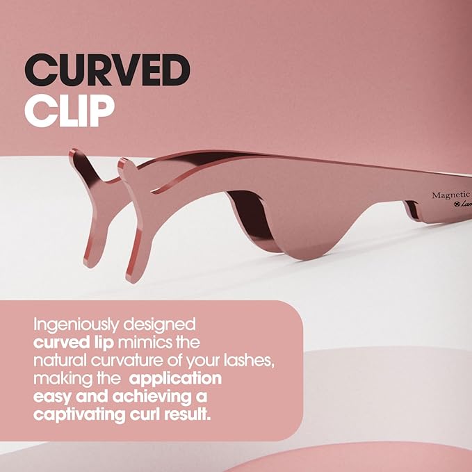 Lamora DIY Eyelash Extension Applicator Tool for Secure and Accurate Lash Placement and Easy Removal - Lightweight False Eyelash Tweezer Works with Clusters, Strip, Individual, and Magnetic Lashes