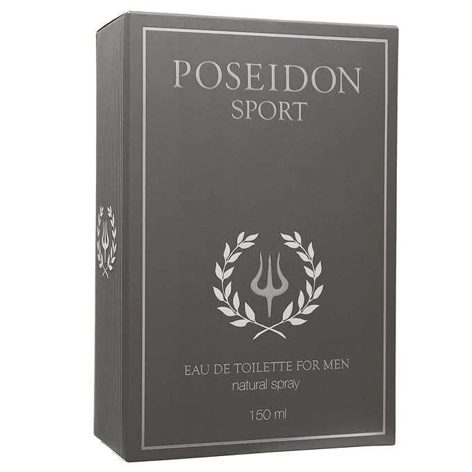 Instituto Español Poseidon Sport Eau de Toilette for Men, Fresh and Dynamic Fragrance, 150 ml / 5.1 fl oz Spray Bottle, Made in Spain