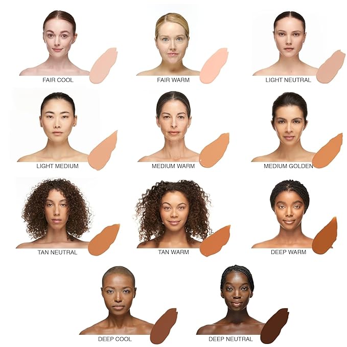 YENSA Skin On Skin BB + CC Full Coverage Concealer - Color Correcting Serum Concealer - Creaseless & Brightening Formula with Hyaluronic Acid & Superfood Complex - Fair Cool (0.34 Fl oz)