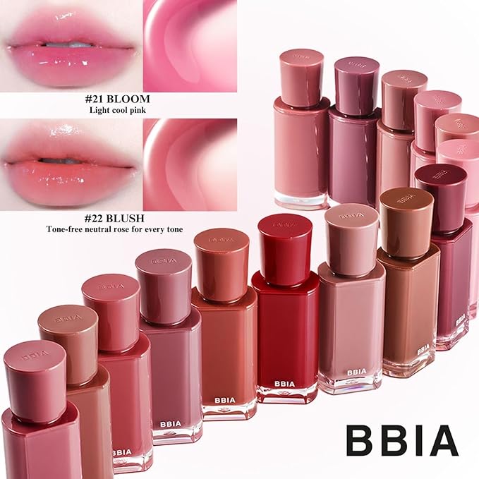 BBIA Glow Tint – Lip Plumping Volumizing Glossy & Glowy Lip Stain Naturally Moisturizing Comfortable Texture Lightweight Long-Lasting Vivid Color Non-Sticky Korean Makeup (11 NUDY, Pack of 1)