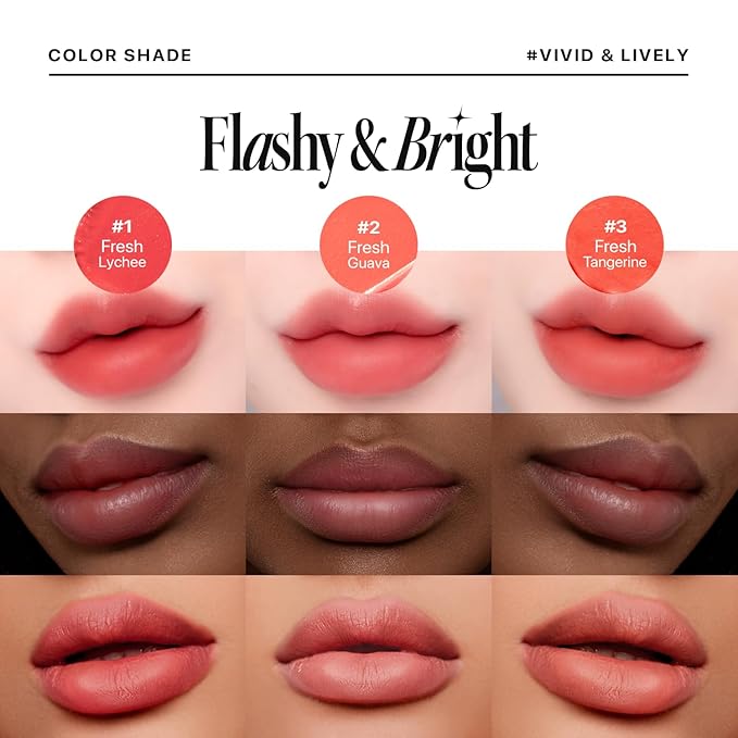 Nature Republic Light on Velvet Tint (05 MOOD FIG) | High Pigment, Weightless Lip Tint with Velvety Matte Finish, Smooth Texture, Non-Sticky Formula, Stocking Stuffers