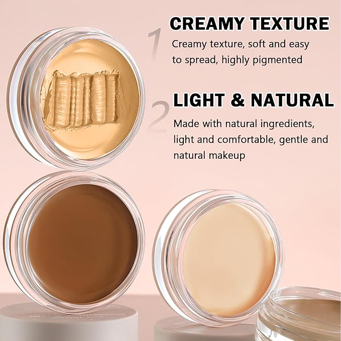 Under Eye Concealer for Dark Circles Color Correcting,Pro Concealer Full Coverage Tattoo Cover up Makeup,Under Eye Brightener,Long-lasting Corrector de Ojeras (09 Caramel)