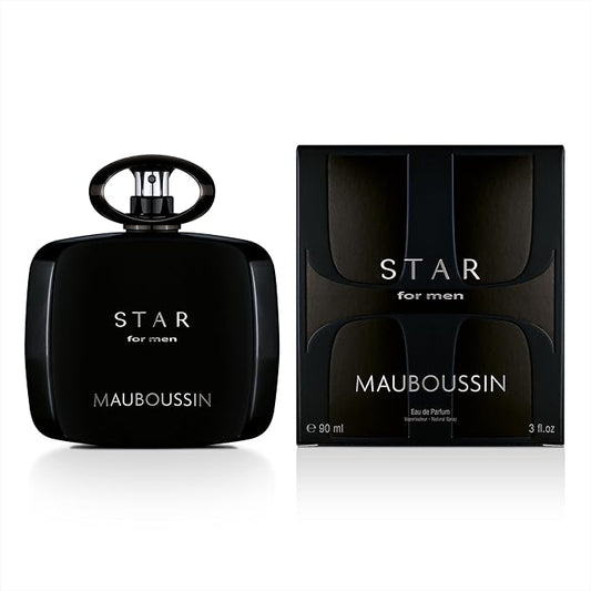 Mauboussin - Star For Men 90ml (3 Fl Oz) - Eau de Parfum for Men - Woody & Amber Scents