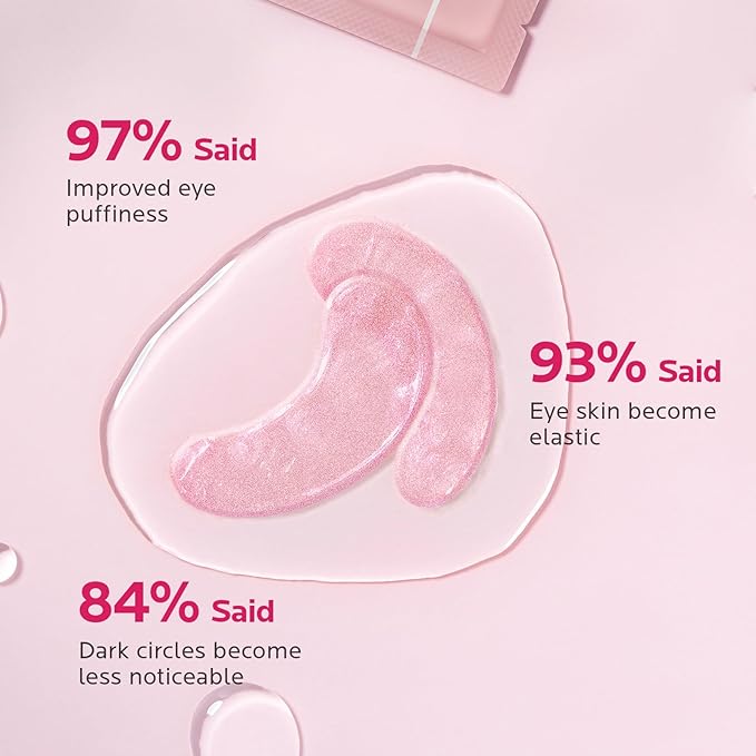 ZealSea 12 Pairs Under Eye Masks for Dark Circles and Puffy Eyes - Hydrating Eye Patches, Gel Eye Patches Eye Bags Treatment for Women - Cling to Eye Moisturizing Lighten Fine Lines