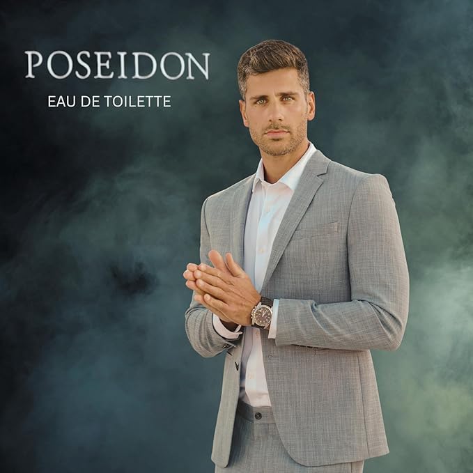 Instituto Espanol Poseidon Sport Gift Set for Men, Fresh and Dynamic Fragrance, Eau de Toilette 3.4 fl oz (100 ml) and After Shave 3.4 fl oz (100 ml)