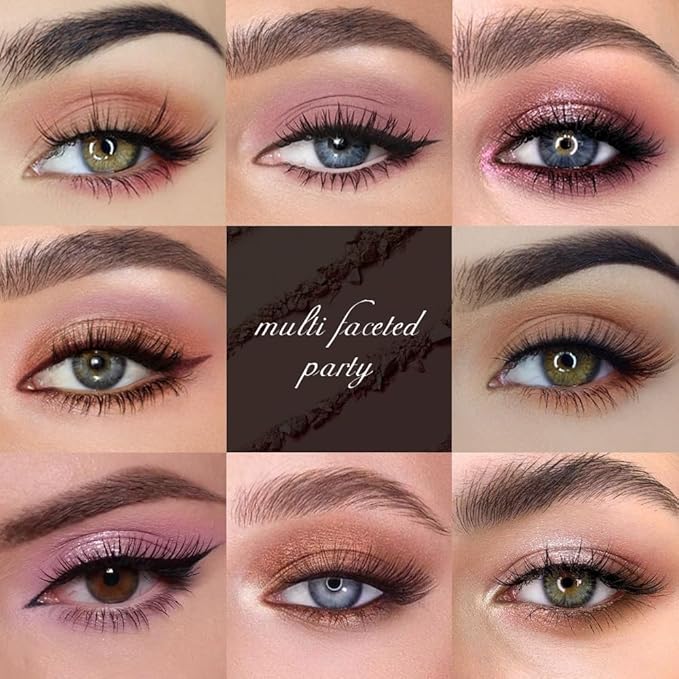 16 Colors Eyeshadow Palette,Matte&Glitter&Shimmer Eyeshadow Makeup,Naturing-Looking,High Pigment Waterproof Eye Shadow Palette Makeup, 100% Cruelty-free (07#Nude Pink)