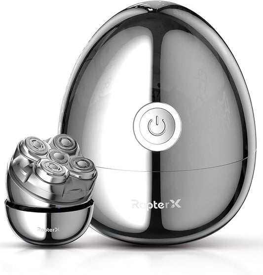 Electric Razors for Women - Magnetic 5D Floating Painless Shaver, Cordless Rechargeable Hair Remover, IPX6 Waterproof Wet Dry Shaving for Legs, Bikini, Face, Underarm, Arm (Gun, Glossy)