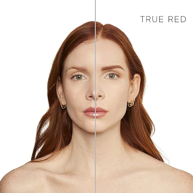 MADLUVV Brow Stamp Kit with Brow Stencils – Easy Eyebrow Shaper for Natural-Looking Brows – Popular Eyebrow Stencil Kit Used by Professionals – 9 Shapes, Spoolie, Travel Bag & Stamp (True Red)