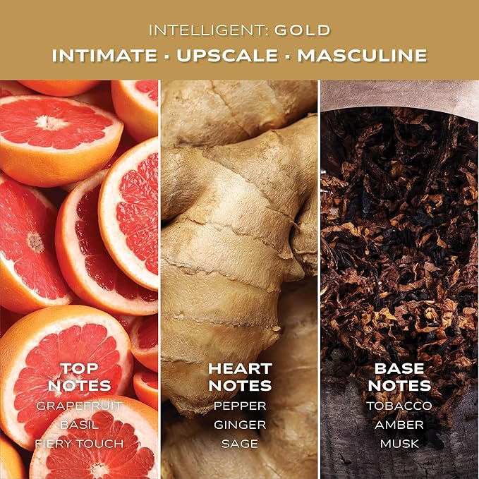 Intelligent Platinum & Gold Date Night Bundle | Platinum Sweet, Seductive, Striking | Gold Rich, Charismatic, Perfection | Each Bottle 3.4 Fl Oz (100 mL)