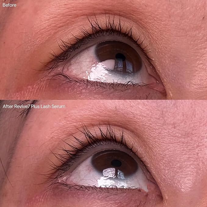 Original Revive7 Plus Revitalizing Lash Serum for Eyelash Thickness - Serum Brow Enhancer Eyebrow - Lash Enhanced Formula for Longer, Full and Thicker Natural Eyelash, Made in Canada (3 ml)